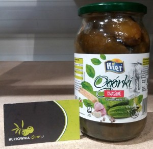 Kier Ogórki kwaszone 860g - karton