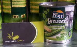 Kier Groszek konserwowy 400g - karton