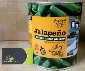 Kier Papryczka ZIELONA jalapeño nacho plastry 2800g
