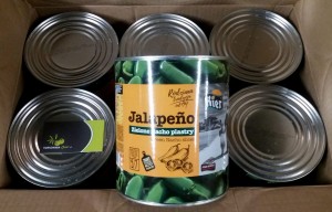 Kier Papryczka ZIELONA jalapeño nacho plastry 2800g - karton
