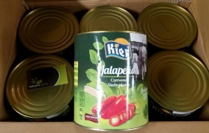 Kier Papryczka CZERWONA jalapeño nacho plastry (PUSZKA) 2850g - karton