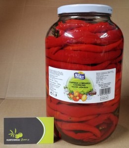 Kier Papryka LOMBARDI czerwona RĘCZNIE UKŁADANA (SŁÓJ) 3720ml - karton