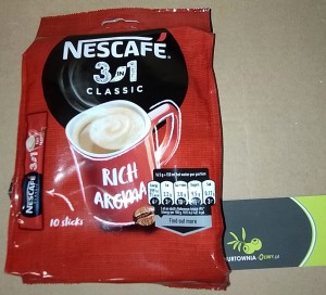 Nescafe 3in1 Classic Rozpuszczalny napój kawowy 10x16,5g