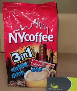 NY Coffee 3in1 Rozpuszczalny napój kawowy 20x17g
