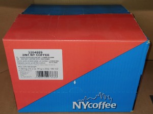 NY Coffee 2in1 Rozpuszczalny napój kawowy 20x14g - karton