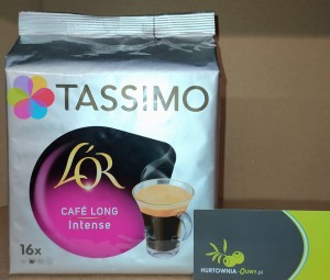 Tassimo L'OR Cafe Long Intense Kawa mielona w kapsułkach 16x8g - karton