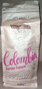 Vaspiatta Colombia Supremo Popayan Kawa ziarnista 1kg