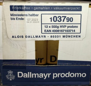 Dallmayr Prodomo 100% Arabica Kawa mielona 500g - karton