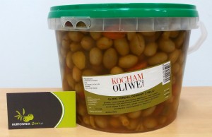 Zielone oliwki pikantne Verdial 3kg