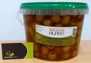 Zielone oliwki Gordal-giganty 2,5kg