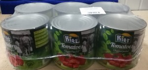 Kier Pomidory obierane krojone 2550g - karton