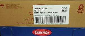 Barilla Penne Rigate 500g - karton