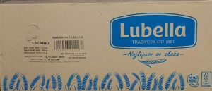 Lubella Łazanki 400g - karton