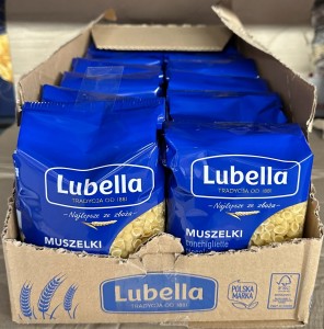 Lubella Muszelki 400g - karton