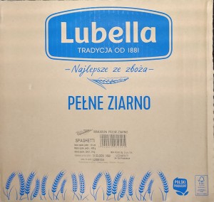 Lubella Pełne Ziarno Spaghetti 400g - karton