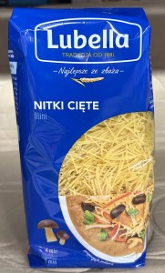 Lubella Filini Nitki Cięte 400g