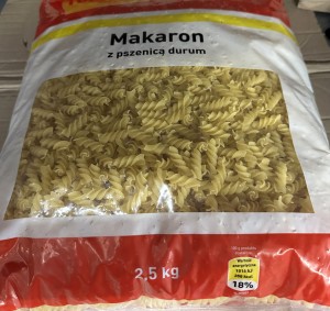 Topseller XXL Świderki z Pszenicy Durum 2,5kg 