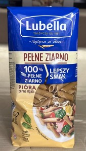 Lubella Pełne Ziarno Pióra Penne 400g - karton