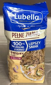 Lubella Pełne Ziarno Świdry Fusilli z Orkiszem 400g