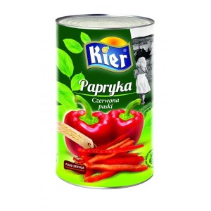 Kier Papryka czerwona krojona - paski (PUSZKA) 4250ml - karton