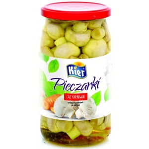 Kier Pieczarki całe marynowane 750g - karton