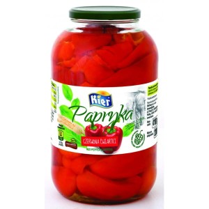 Kier Papryka czerwona krojona - ćwiartki (SŁÓJ) 3720ml - karton