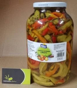 Kier Papryka Peperoni - Lombardi ŁAGODNA MIX (SŁÓJ) 3720 ml - karton