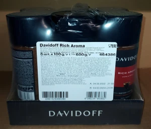 Davidoff Rich Aroma Kawa rozpuszczalna 100g - karton