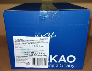 E. Wedel Ciemne z Ghany Kakao 180g - karton