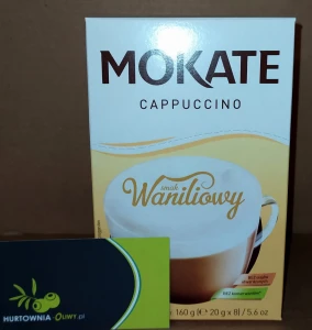Mokate Cappuccino Smak Waniliowy 8x20g