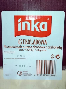 Inka Czekoladowa Kawa rozpuszczalna zbożowa 200g - karton