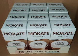 Mokate Cappuccino z Belgijską Czekoladą 8x20g - karton