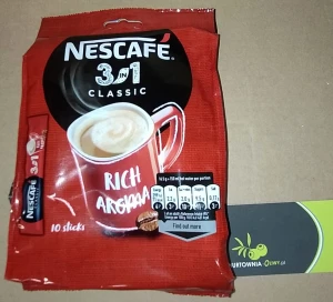 Nescafe 3in1 Classic Rozpuszczalny napój kawowy 10x16,5g - karton