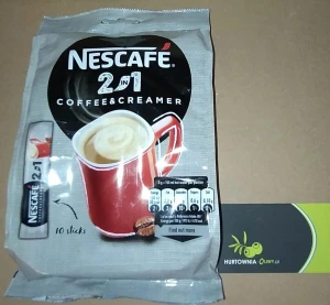 Nescafe 2in1 Coffee&Creamer Rozpuszczalny napój kawowy 10x8g - karton