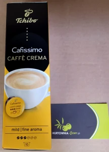 Tchibo Cafissimo Caffe Crema Kawa mielona w kapsułkach 10x7g - karton