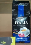 Saquella Caffe Bar Italia Espresso Gran Gusto Kawa ziarnista 500g