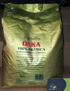 Daka 100% Arabica Kawa ziarnista 3kg - karton