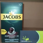 Jacobs Espresso 10 Intenso Kawa mielona w kapsułkach 10x5,2g 