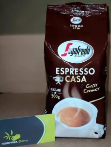 Segafredo Zanetti Espresso Casa Gusto Cremoso Kawa ziarnista 500g - karton