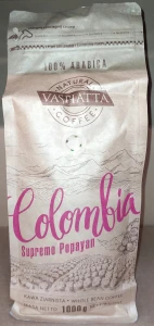 Vaspiatta Colombia Supremo Popayan Kawa ziarnista 1kg - karton