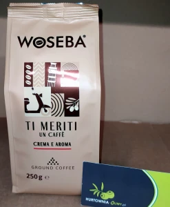 Woseba Ti Meriti Un Caffe Crema E Aroma Kawa mielona 250g - karton