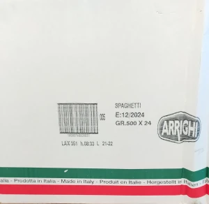 Arrighi Spaghetti Lunghe 500g - karton