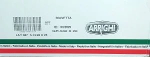Arrighi Biavetta 500g - karton