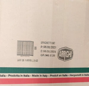 Arrighi Spaghetti Integrali 500g - karton