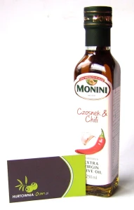 Monini Oliwa z oliwek Czosnek i Chili 250ml