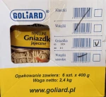 Goliard Familijne Gniazdka Jajeczne 400g - karton
