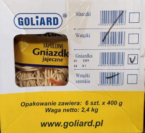 Goliard Familijne Gniazdka Jajeczne 400g - karton