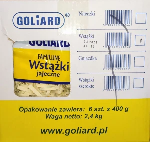 Goliard Familijne Wstążki Jajeczne 400g - karton