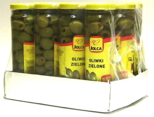 JOLCA Oliwki Zielone bez pestek 140g - karton