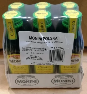 Monini Oliwa z oliwek Classico 250ml - karton